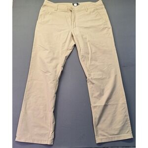 Local Boy Outfitters Mens Performance Pants Khaki Tan Straight Leg Chino 40x30